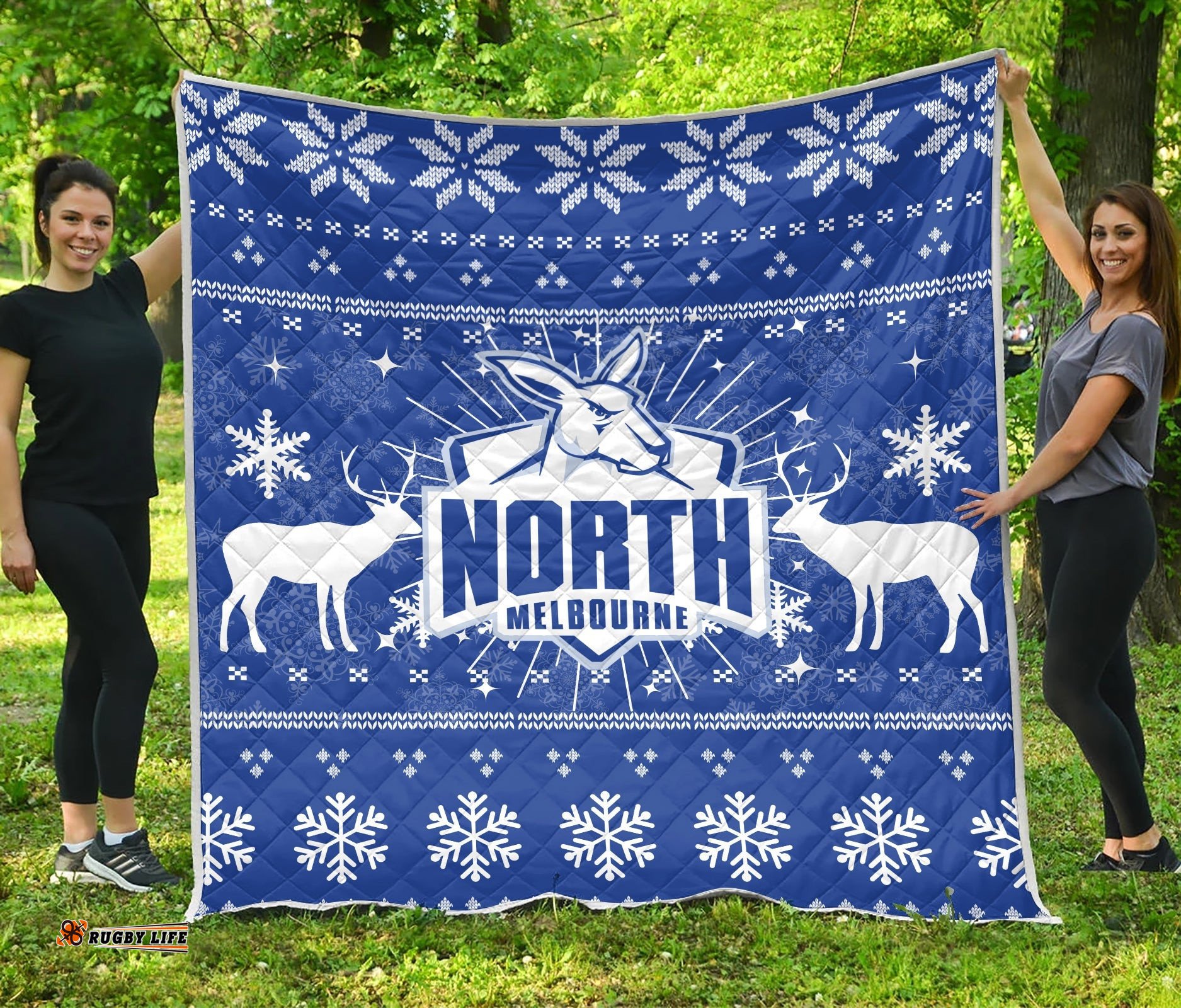 north melbourne quilt christmas ugly style