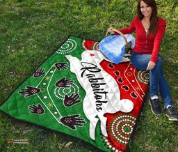 rabbitohs forever premium quilt indigenous