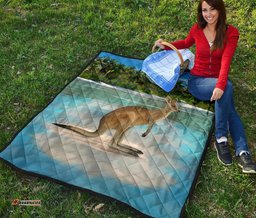 premium quilts kangaroo coverlets beach landscape art
