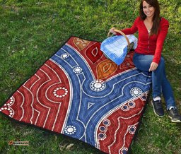 aboriginal premium quilt australia aboriginal river