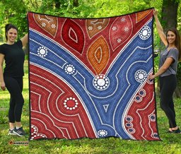 aboriginal premium quilt australia aboriginal river