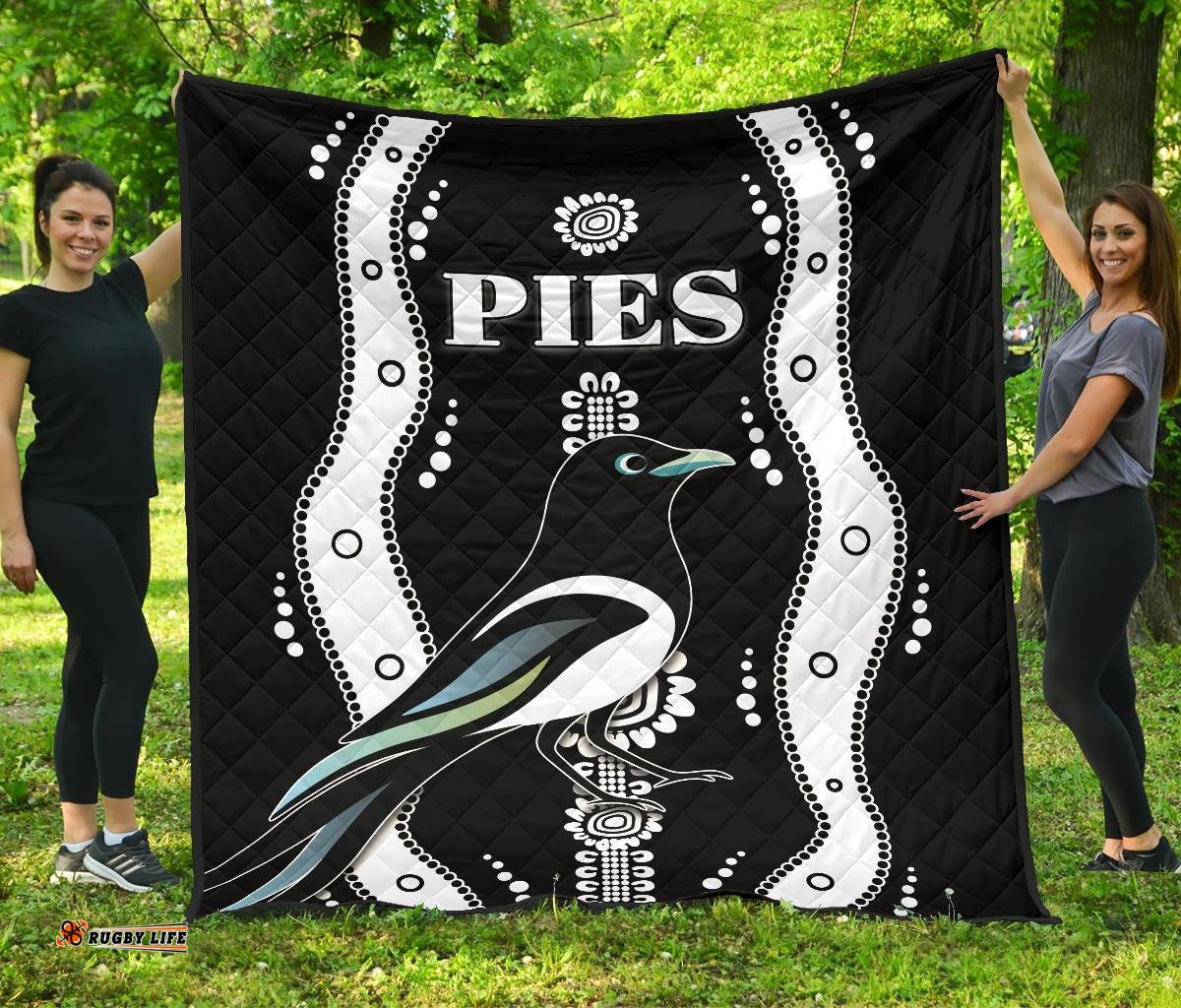 collingwood premium quilt pies indigenous black