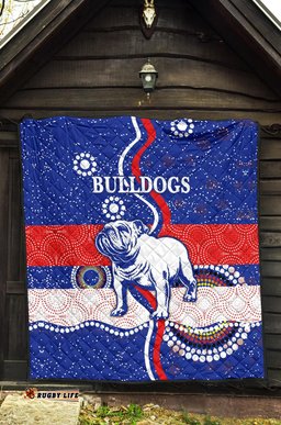 western premium quilt bulldogs unique indigenous
