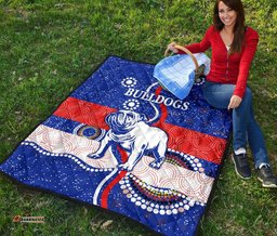 western premium quilt bulldogs unique indigenous