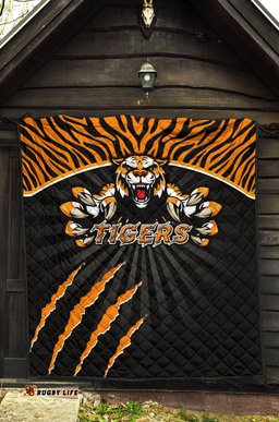 wests premium quilt rugby tigers