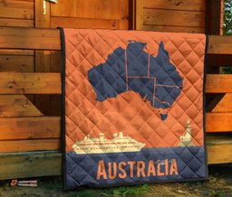 premium quilts australia map quilts vintage