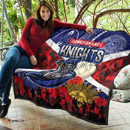knights rugby anzac aboriginal quilt newcastle knights with anzac day poppy flower quilt