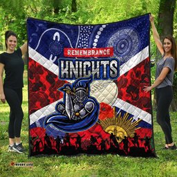 knights rugby anzac aboriginal quilt newcastle knights with anzac day poppy flower quilt