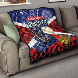 knights rugby anzac aboriginal quilt newcastle knights with anzac day poppy flower quilt