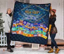custom text quilts kangaroo dreaming
