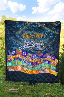 custom text quilts kangaroo dreaming