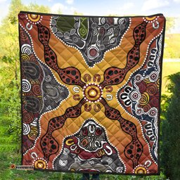 aboriginal art special vibes premium quilt indigenous