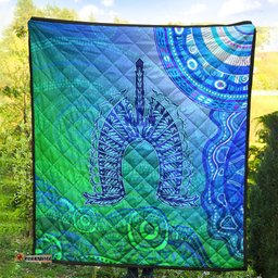 aboriginal torres strait islands premium quilt wave vibes