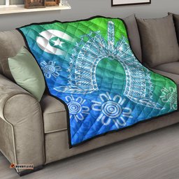aussie aboriginal premium quilt torres strait islander ocean style