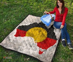 aboriginal premium quilt australian aboriginal flag