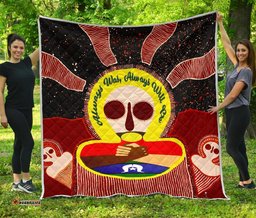 aboriginal and torres strait islander premium quilt naidoc style