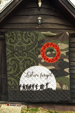 anzac maori premium quilt camo lest for get