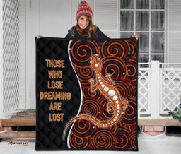 aboriginal premium quilt indigenous lizard dreaming