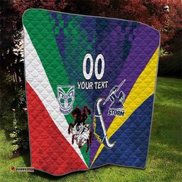 custom dragons cowboys combine storm warriors quilt sport style version 02