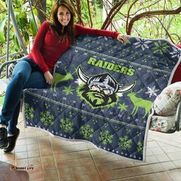 canberra raiders quilt christmas ugly style