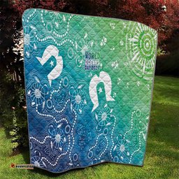 australia aboriginal style quilt world ocean day