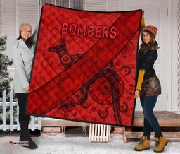 essendon premium quilt indigenous bombers red