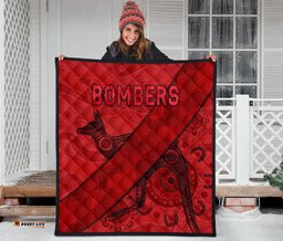 essendon premium quilt indigenous bombers red