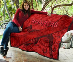 essendon premium quilt indigenous bombers red