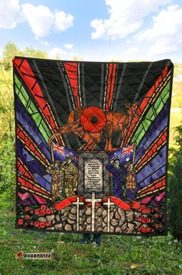 new zealand quilt anzac day lest we forget australia premium quilt