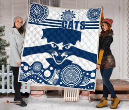 cats premium quilt geelong indigenous