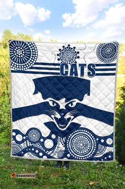 cats premium quilt geelong indigenous