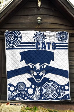 cats premium quilt geelong indigenous