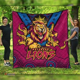 Amazing Aussie Brisbane Lions Ripped Legacy Of The Game Quilt