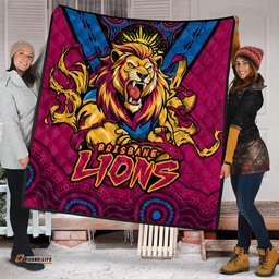 Amazing Aussie Brisbane Lions Ripped Legacy Of The Game Quilt