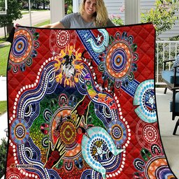 personalised dragons naidoc week 2024 quilt australia aboriginal dot painting