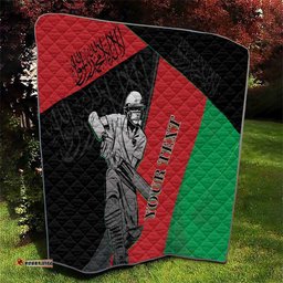 custom afghanistan cricket quilt sporty version
