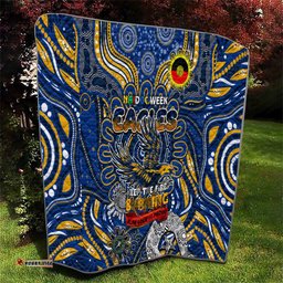 west coast eagles naidoc week 2024 quilt mascot football