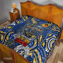 west coast eagles naidoc week 2024 quilt mascot football