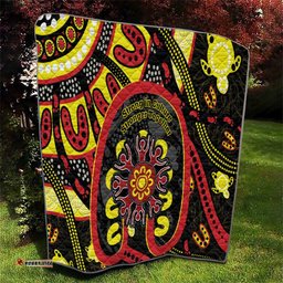 australia indigenous childrens day quilt strong in culture stronger together aboriginal art
