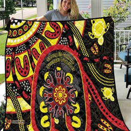 australia indigenous childrens day quilt strong in culture stronger together aboriginal art