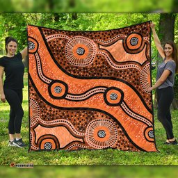 Amazing Aussie Australia Aboriginal Australian Aboriginal Background Quilt