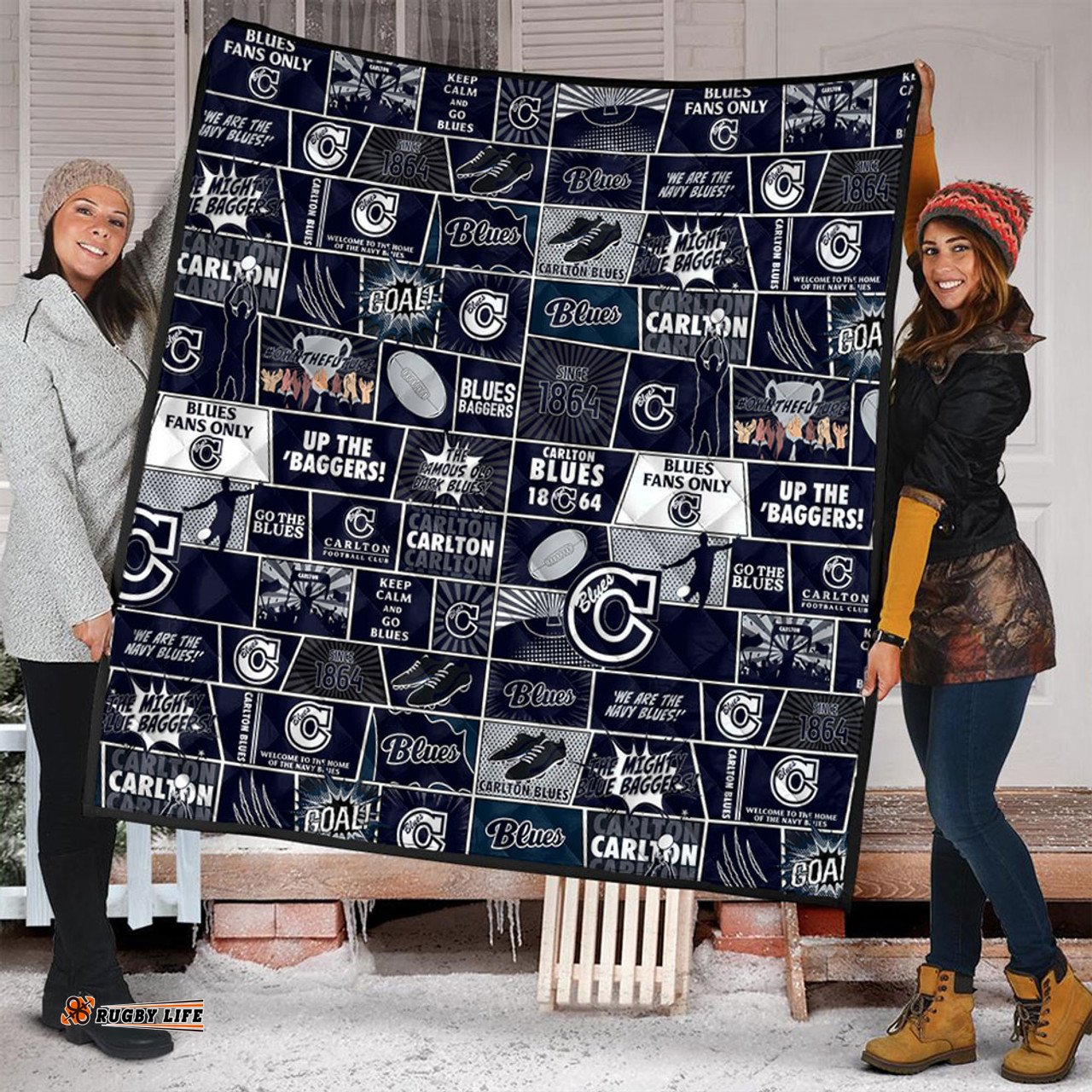 Amazing Aussie Carlton Legacy Of The Pride Comic Style Quilt