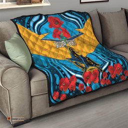 custom gld titans rugby anzac quilt gallipoli soldier with aboriginal art