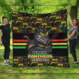 Amazing Aussie Penrith Panthers Champion���s Pride Comic Style Quilt