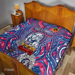 western bulldogs naidoc week 2024 quilt mascot football