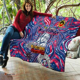 western bulldogs naidoc week 2024 quilt mascot football
