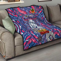 western bulldogs naidoc week 2024 quilt mascot football