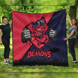 Amazing Aussie Melbourne Breaking Through Fan Design Quilt