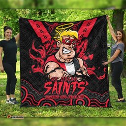 Amazing Aussie St Kilda Ripped Legacy Of The Game Quilt