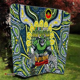 custom naidoc week 2024 raiders quilt mascot rugby
